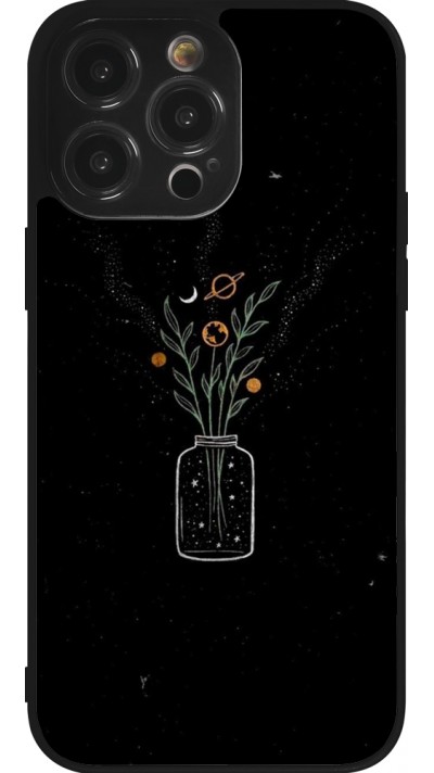 iPhone 14 Pro Max Case Hülle - Silikon schwarz Vase black