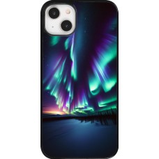iPhone 14 Plus Case Hülle - Funkelndes Nordlicht