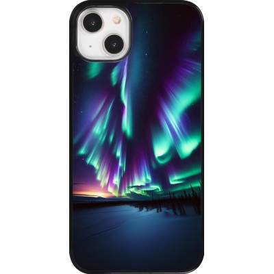 iPhone 14 Plus Case Hülle - Funkelndes Nordlicht