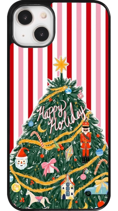 Coque iPhone 14 Plus - Christmas 25 Happy Holiday