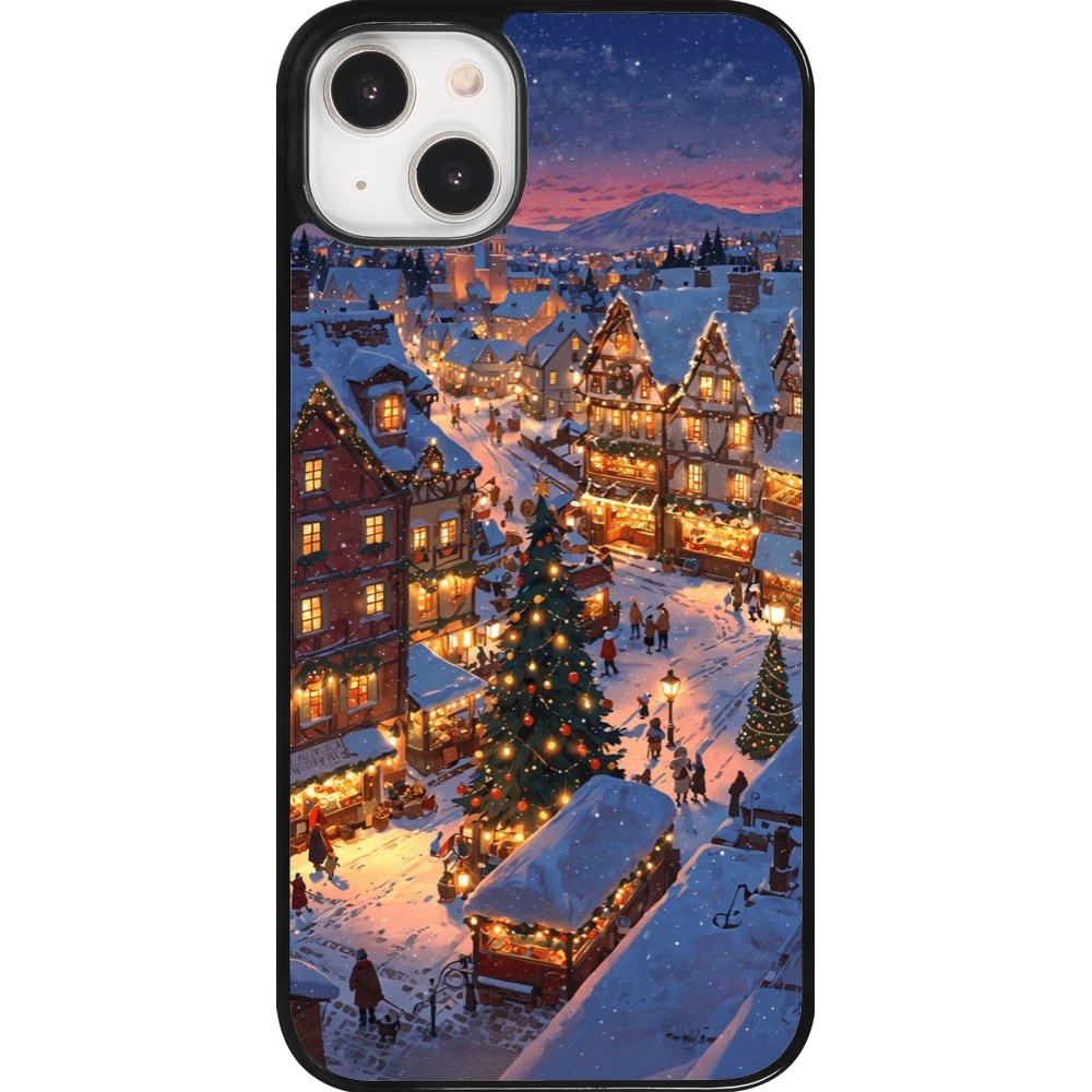 iPhone 14 Plus Case Hülle - Christmas 25 Xmas Village