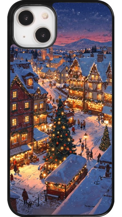 iPhone 14 Plus Case Hülle - Christmas 25 Xmas Village