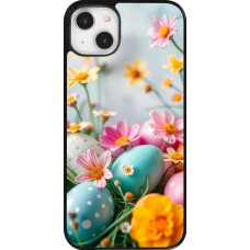iPhone 14 Plus Case Hülle - Easter 2026 Eggs with flowers