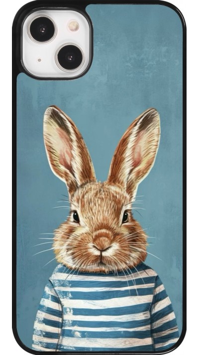 iPhone 14 Plus Case Hülle - Easter 2026 Rabbit navy