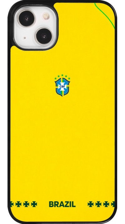 iPhone 14 Plus Case Hülle - Brasilien 2026 personalisierbares Fussballtrikot