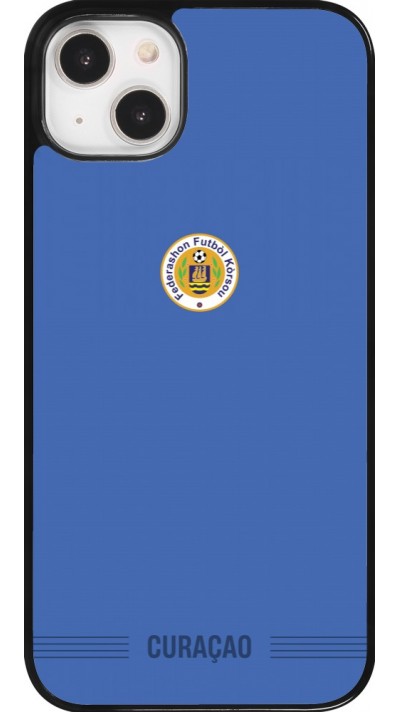 iPhone 14 Plus Case Hülle - Curaçao 2026 personalisierbares Fussballtrikot