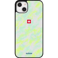 iPhone 14 Plus Case Hülle - Schweiz Away 2026 personalisierbares Fussballtrikot