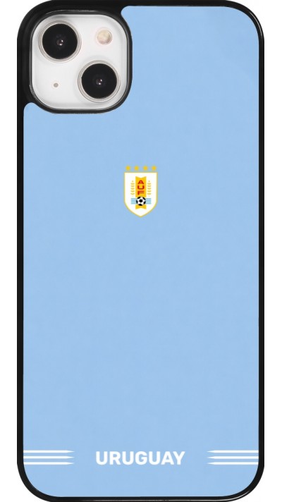 iPhone 14 Plus Case Hülle - Uruguay 2026 personalisierbares Fussballtrikot