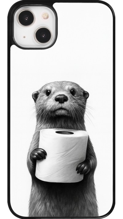 iPhone 14 Plus Case Hülle - Otter Toilettenpapier