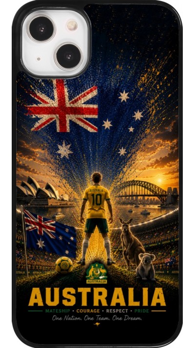 iPhone 14 Plus Case Hülle - Fussball Australien splash 2026