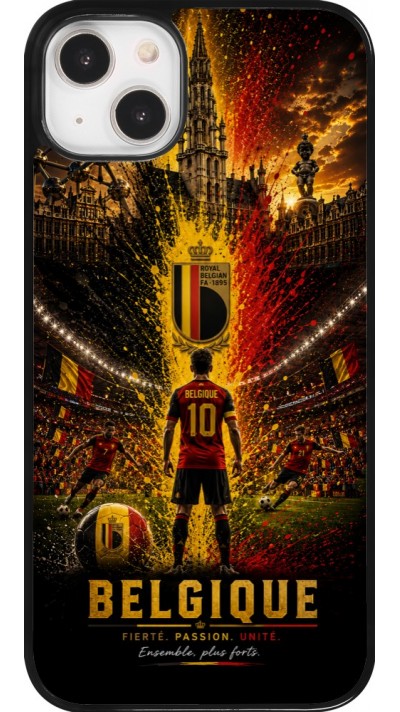 iPhone 14 Plus Case Hülle - Fussball Belgien splash 2026