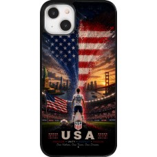 iPhone 14 Plus Case Hülle - Fussball Vereinigten Staaten splash 2026