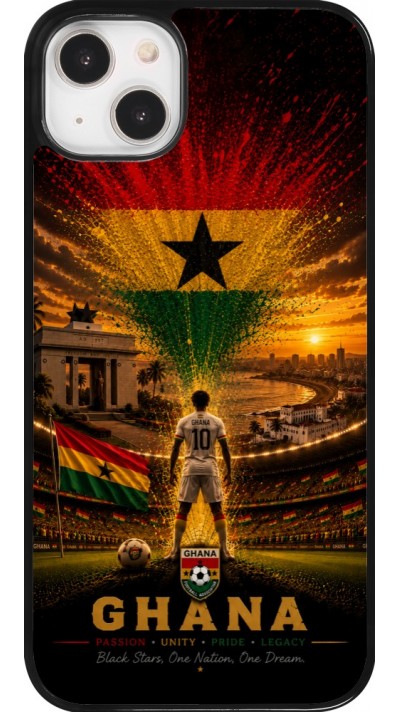 iPhone 14 Plus Case Hülle - Fussball Ghana splash 2026