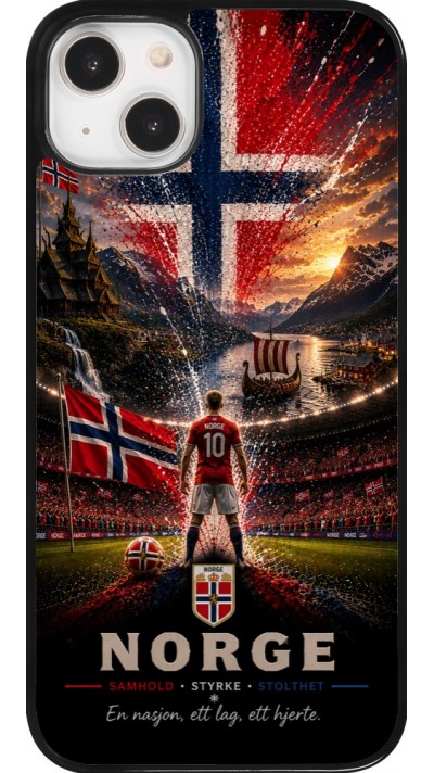 iPhone 14 Plus Case Hülle - Fussball Norwegen splash 2026
