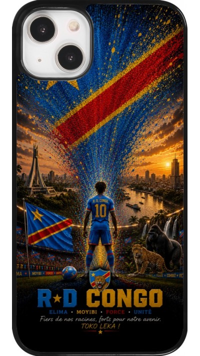iPhone 14 Plus Case Hülle - Fussball Demokratische Republik Kongo splash 2026