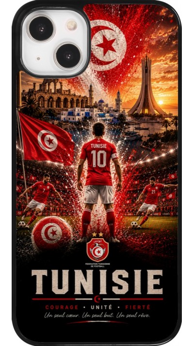iPhone 14 Plus Case Hülle - Fussball Tunesien splash 2026