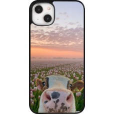 iPhone 14 Plus Case Hülle - Cow with tulips 2026