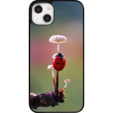 iPhone 14 Plus Case Hülle - Ladybird on a mushroom 2026