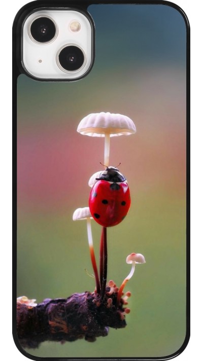 iPhone 14 Plus Case Hülle - Ladybird on a mushroom 2026
