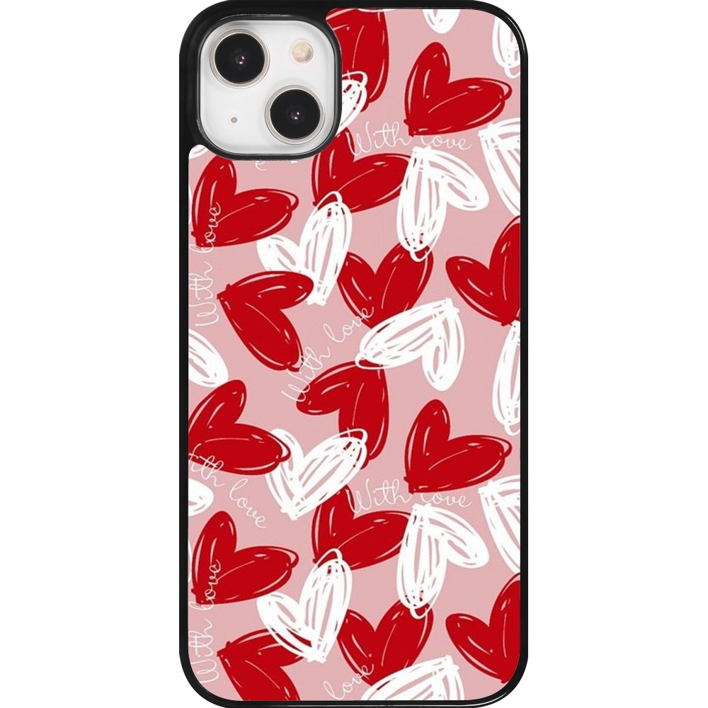 iPhone 14 Plus Case Hülle - Valentine 2024 with love heart