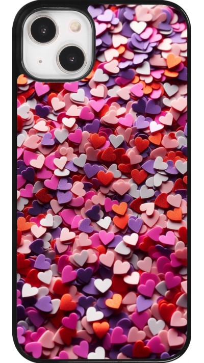 iPhone 14 Plus Case Hülle - Valentin 2025 Konfetti