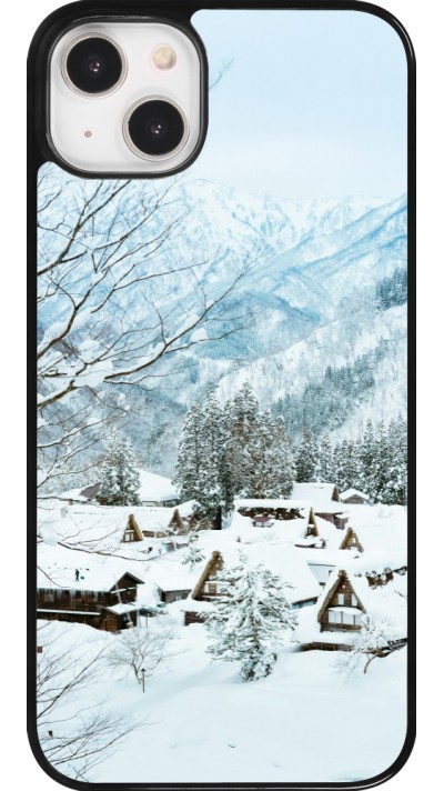 iPhone 14 Plus Case Hülle - Winter 25 Winter snowy landscape
