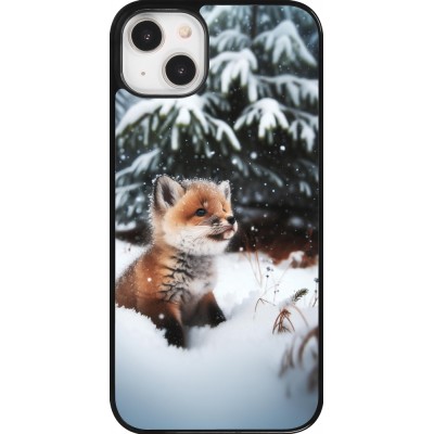iPhone 14 Plus Case Hülle - Weihnachten 2023 Fuechslein Tanne