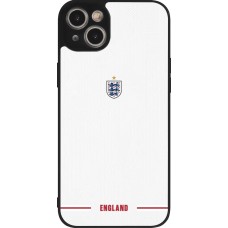 iPhone 14 Plus Case Hülle - Silikon schwarz England 2026 personalisierbares Fussballtrikot