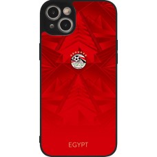 iPhone 14 Plus Case Hülle - Silikon schwarz Ägypten 2026 personalisierbares Fussballtrikot