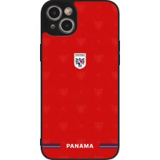 iPhone 14 Plus Case Hülle - Silikon schwarz Panama 2026 personalisierbares Fussballtrikot