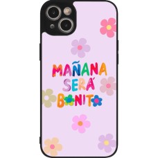 Coque iPhone 14 Plus - Silicone rigide noir Karol G Manana sera bonito