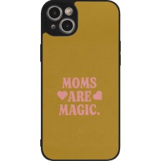 iPhone 14 Plus Case Hülle - Silikon schwarz Mom 2026 Are Magic