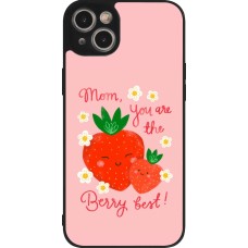 iPhone 14 Plus Case Hülle - Silikon schwarz Mom 2026 Berry best
