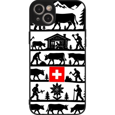 iPhone 14 Plus Case Hülle - Silikon schwarz Poya Schweiz 1