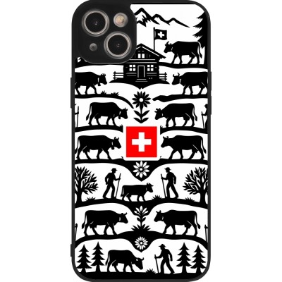 iPhone 14 Plus Case Hülle - Silikon schwarz Poya Schweiz 3