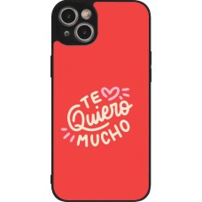 iPhone 14 Plus Case Hülle - Silikon schwarz Saint Valentines Day 26 Te quiero mucho
