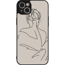 iPhone 14 Plus Case Hülle - Silikon schwarz Salnikova 05