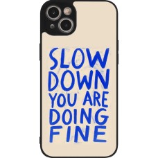 iPhone 14 Plus Case Hülle - Silikon schwarz Slow down 2026