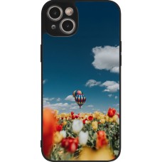 iPhone 14 Plus Case Hülle - Silikon schwarz Hot air balloon 2026