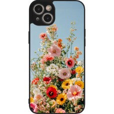 Coque iPhone 14 Plus - Silicone rigide noir Spring flowers 2026