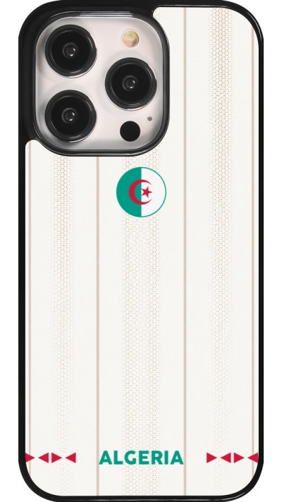 iPhone 14 Pro Case Hülle - Algerien 2026 personalisierbares Fussballtrikot