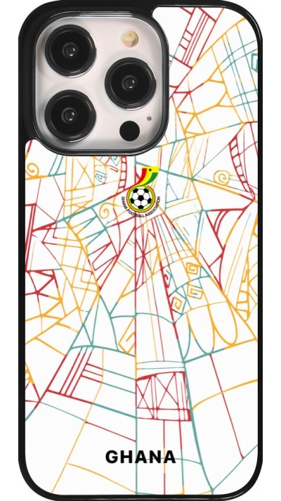 Coque iPhone 14 Pro - Maillot de football Ghana 2026 personnalisable