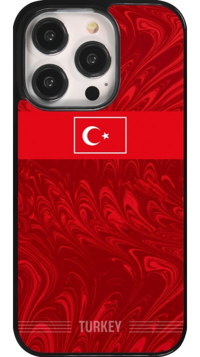 Coque iPhone 14 Pro - Maillot de football Turquie 2026 personnalisable