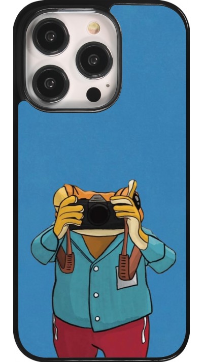 iPhone 14 Pro Case Hülle - Frog with camera DTMF