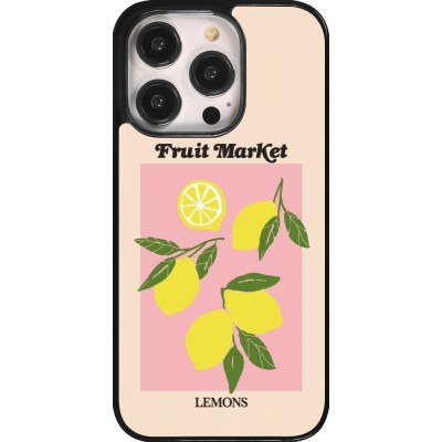 iPhone 14 Pro Case Hülle - Fruit market lemons 2026