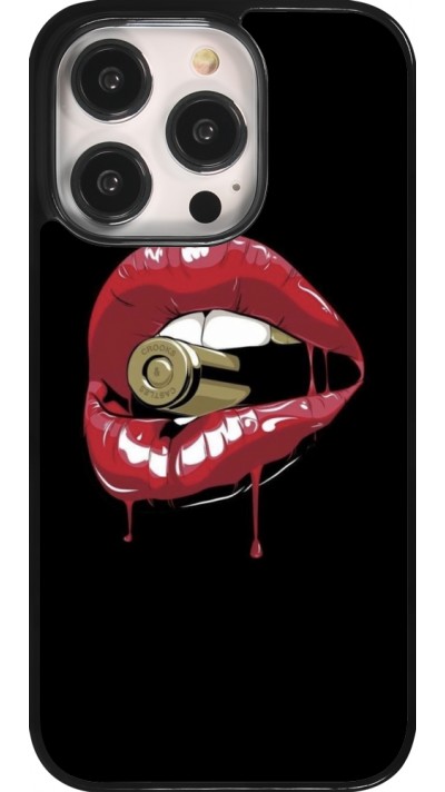 iPhone 14 Pro Case Hülle - Lips bullet