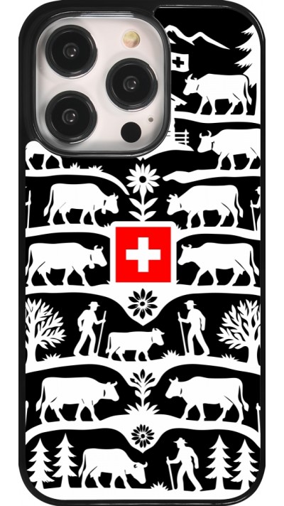 iPhone 14 Pro Case Hülle - Poya Schweiz 3 schwarz iPhone 14 Pro Case Hülle - Poya Schweiz 3 schwarz