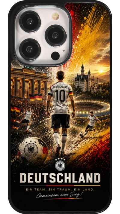 Coque iPhone 14 Pro - Football Allemagne splash 2026