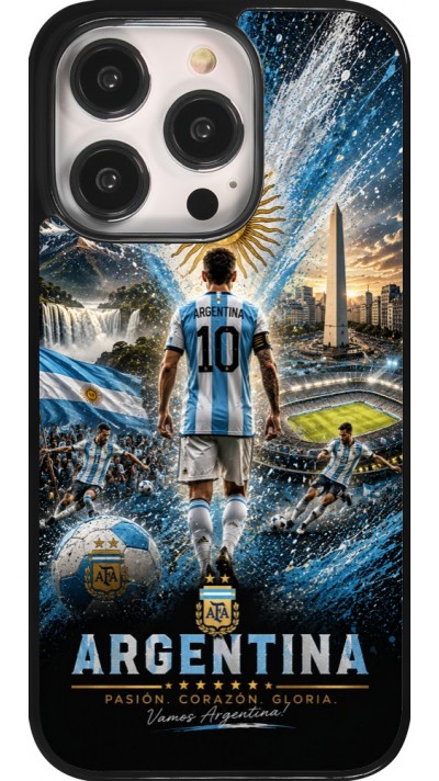Coque iPhone 14 Pro - Football Argentine splash 2026