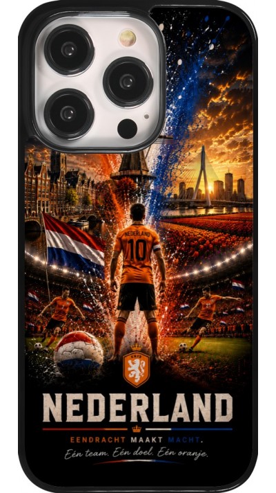 Coque iPhone 14 Pro - Football Pays-Bas splash 2026